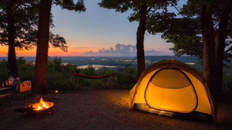 Camping fÃ¼r AnfÃ¤nger im Zelt